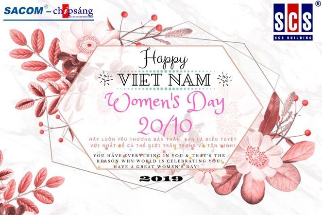SCS CHÚC MỪNG NGÀY PHỤ NỮ VIỆT NAM 20/10 - HAPPY WOMEN