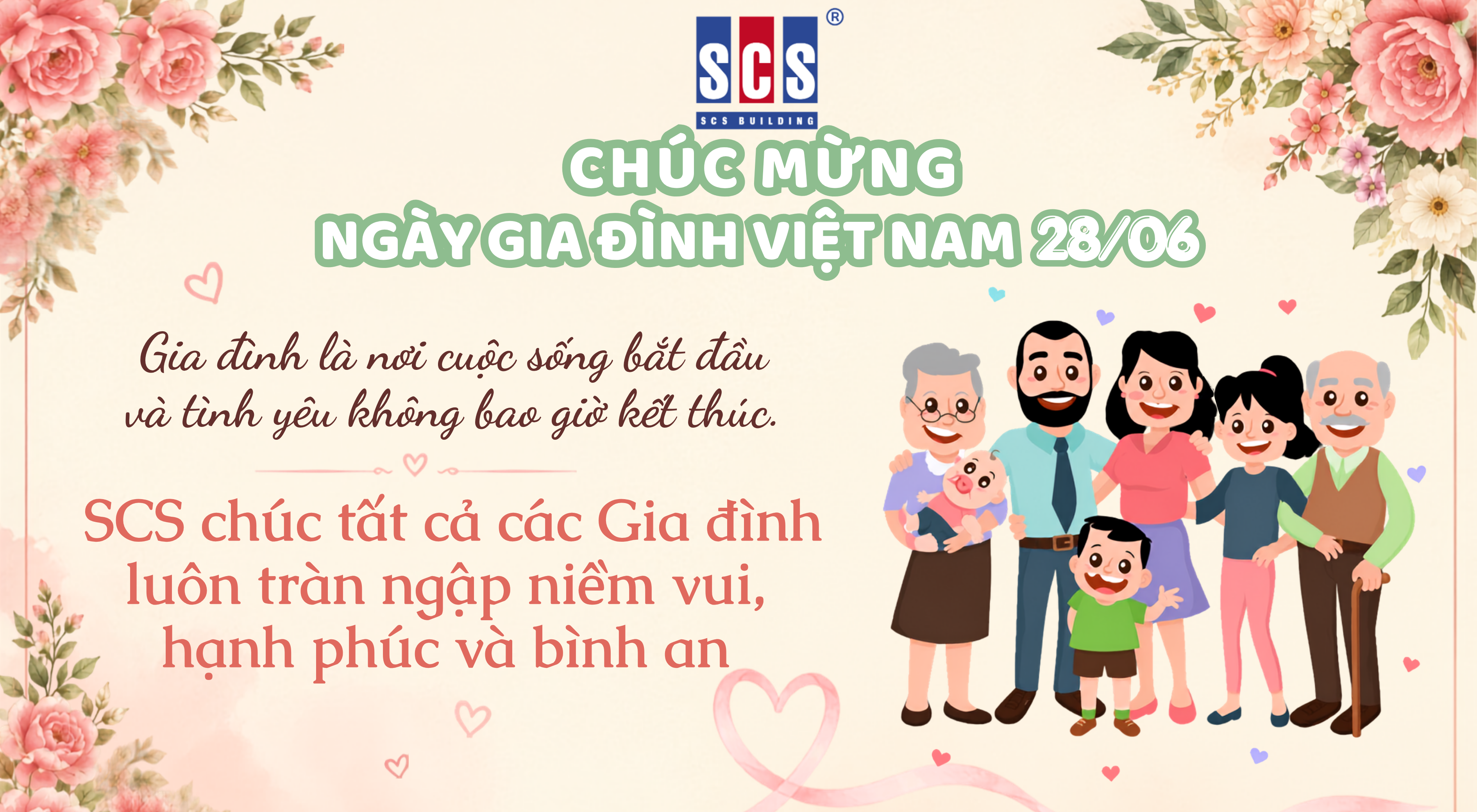 CHÚC MỪNG NGÀY GIA ĐÌNH VIỆT NAM 28/06 NĂM 2026