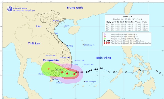 PHÒNG CHỐNG MƯA DÔNG LỐC XOÁY - CƠN BÃO SỐ 9