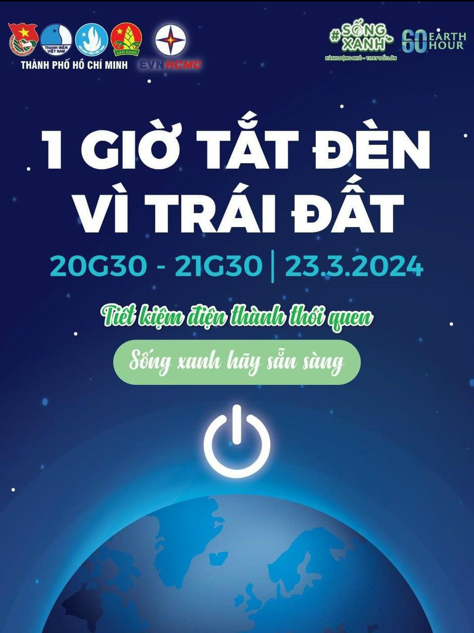 SCS HƯỞNG ỨNG GIỜ TRÁI ĐẤT 2024