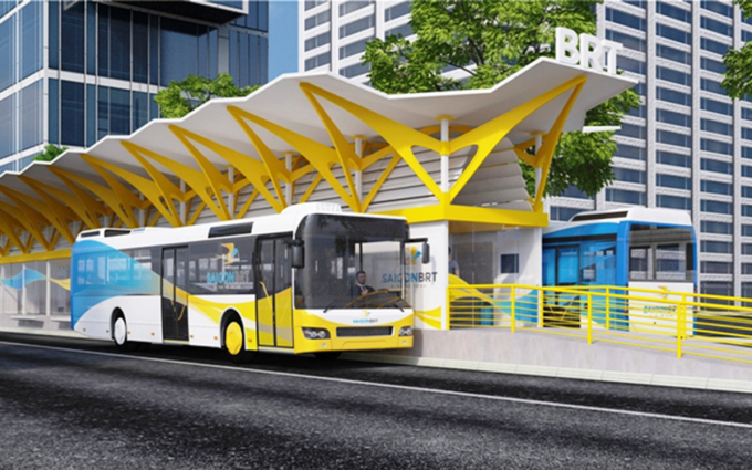 Proposal to use tram for express bus in HCMC