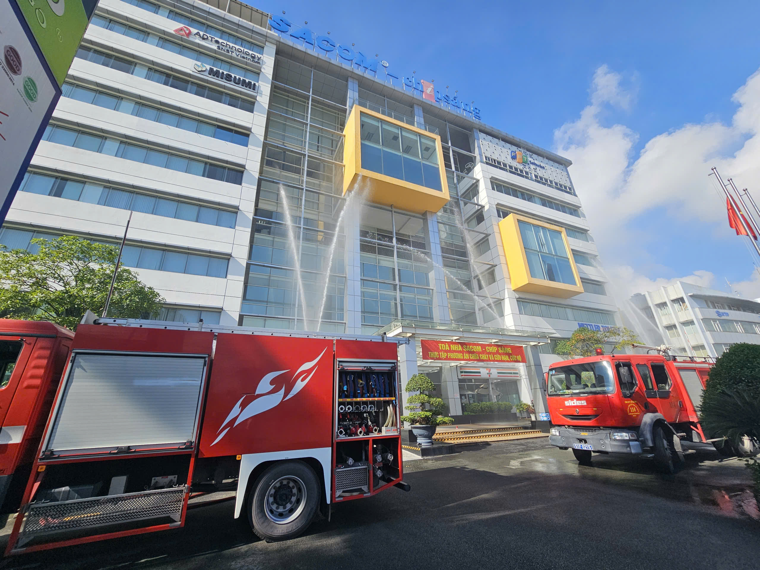 Tòa nhà SCS đã hoàn thành thực tập, huấn luyện nghiệp vụ PCCC và thực tập Cứu Nạn Cứu Hộ định kỳ Năm 2025